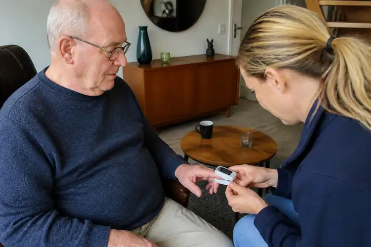 Saturatiemeting bij COPD thuis
