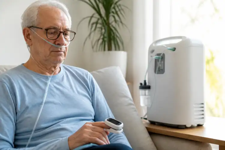 Saturatiemeter en zuurstoftherapie thuis
